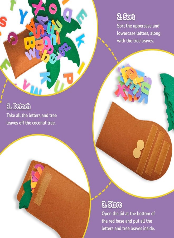 CHEFAN Tree and Letter Props from The Childhood Favorite Book, Felt Numbers and Letters - Image 5